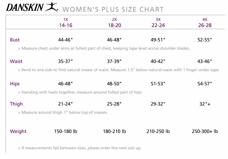 Tights Size Chart Abcd